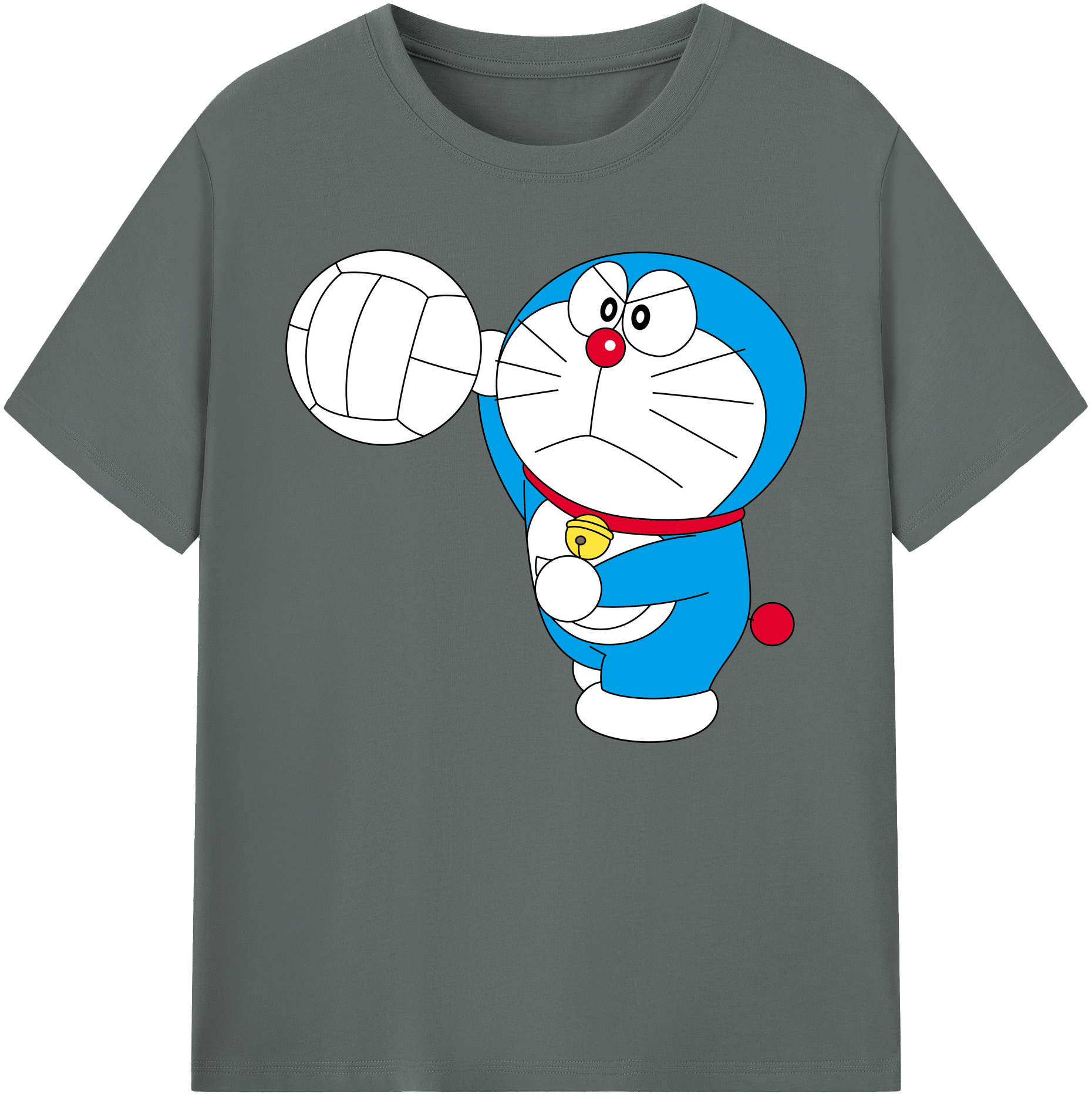 （画像用） ドラえもん Doraemon 綿100％ メンズ半袖Tシャツ｜肌触りやわらか＆通気性